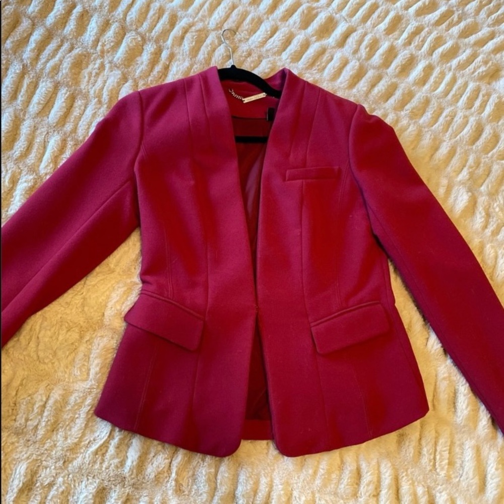 White House Black Market Red Blazer